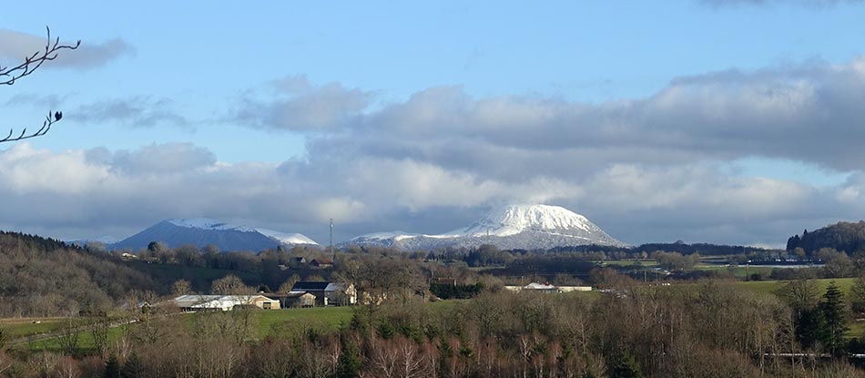 La chaine des Puys en Auvergne.